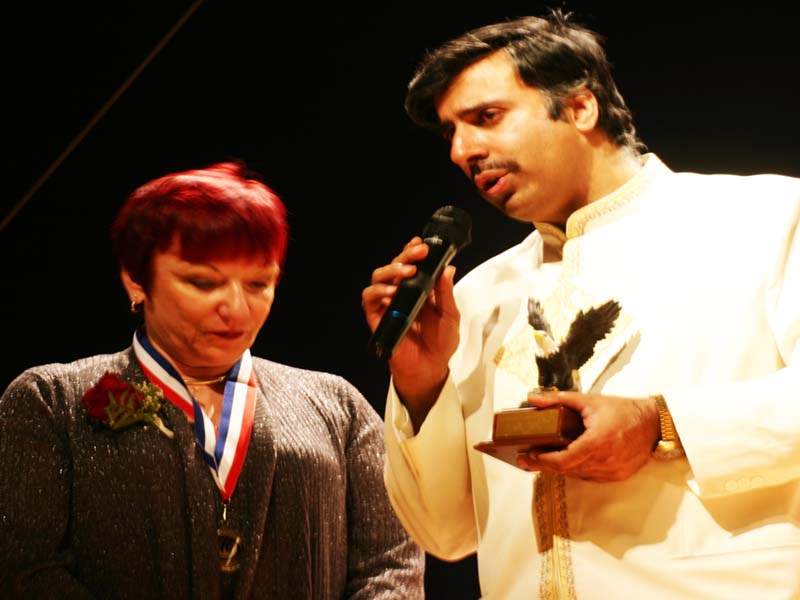 Dr.Abbey Honoring Ceceila Zuckerman at Gala 2009 