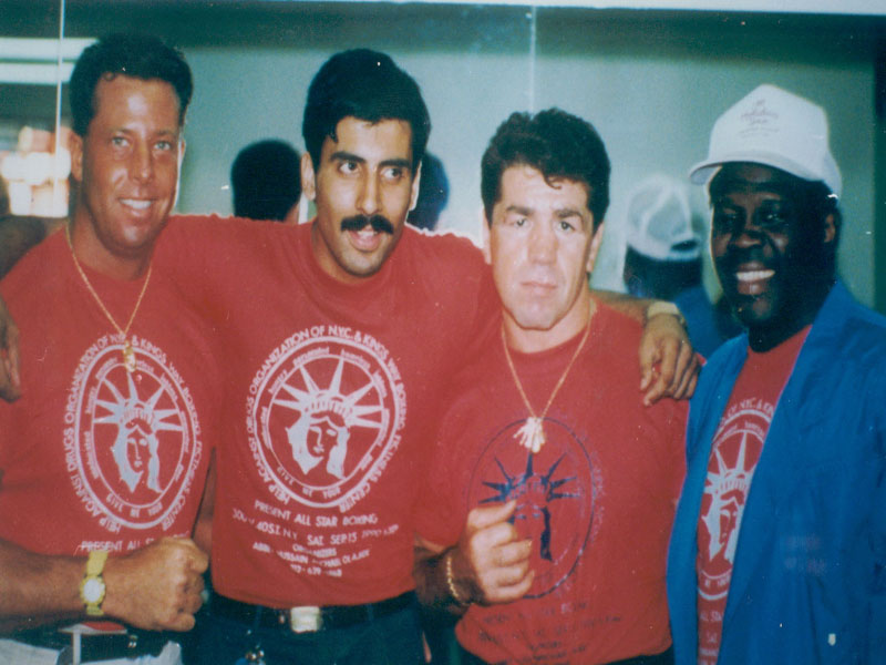 Dr.Abbey with Vito & Emile Boxing Greats 2000 