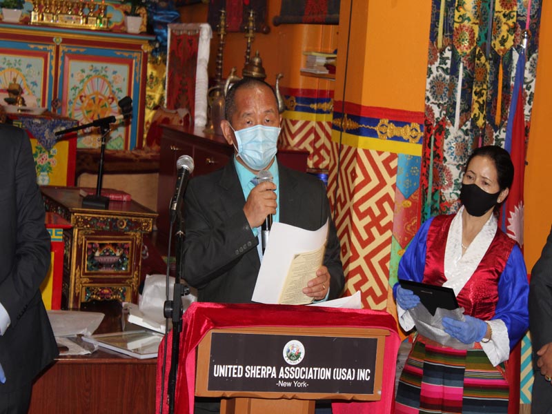Karma Lama General-Secretary USA Inc & CO-Emcee of event 