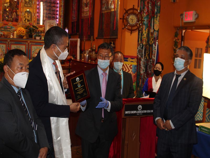 Karma Lama General Secretary United Sherpa Association Inc , Co-Emcee of Event 